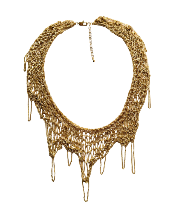 Classic Gold Mesh Necklace
