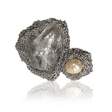 Otella Silver Mesh Nest Ring