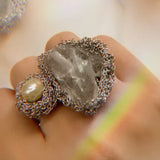 Otella Silver Mesh Nest Ring