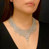 Lila Sliver Mesh Necklace