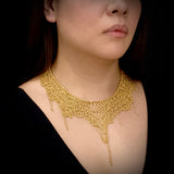 Jing Gold Mesh Necklace